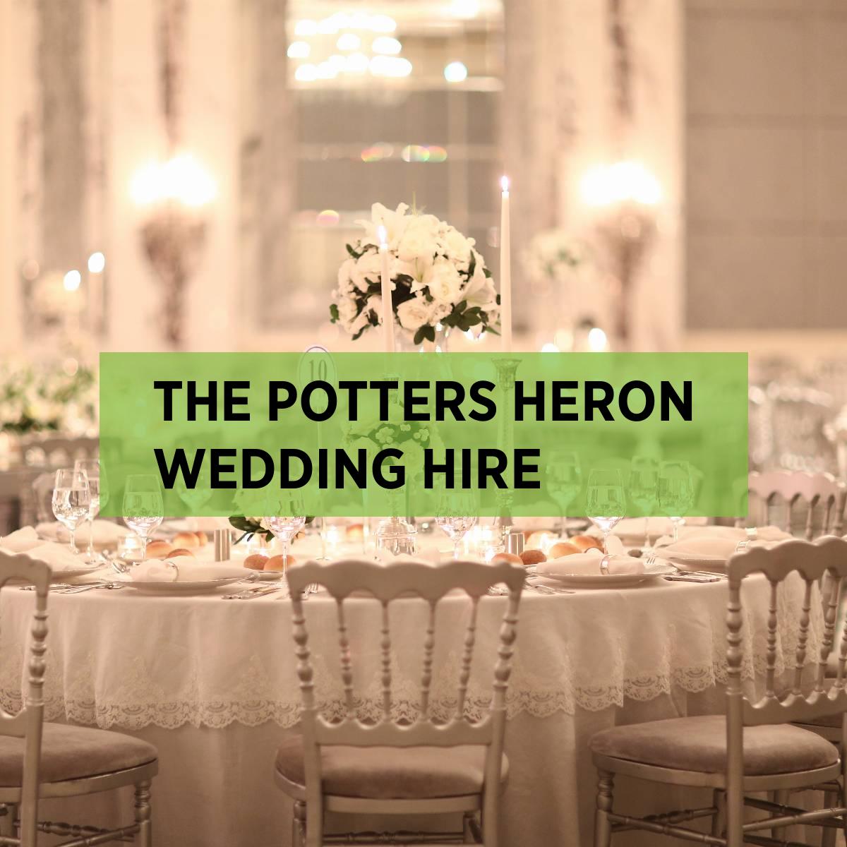 The Potters Heron Wedding Hire • Expo Hire UK