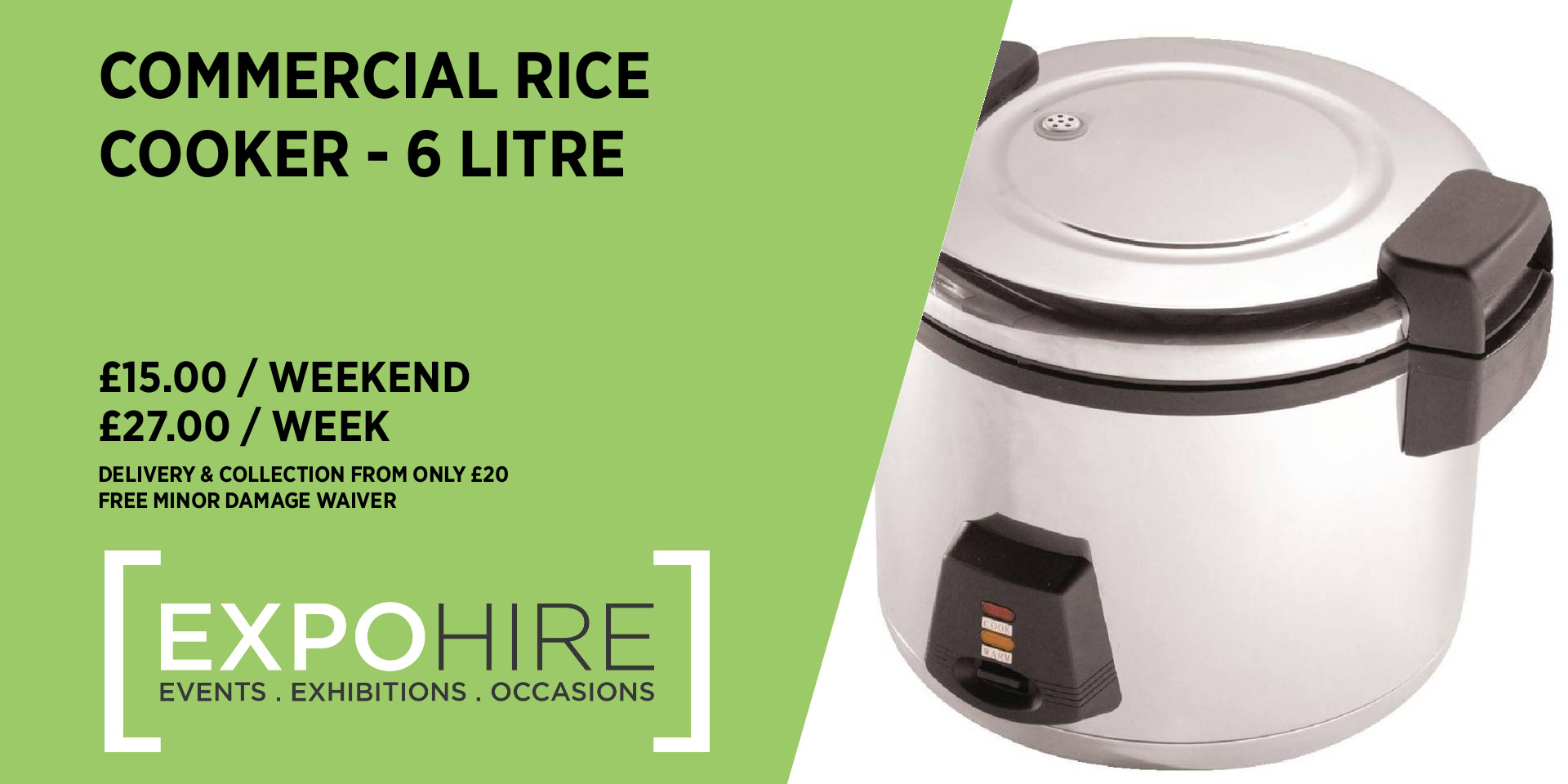 Buffalo rice cooker 6 litre online