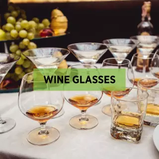 Wine Glass Hire - From £0.25