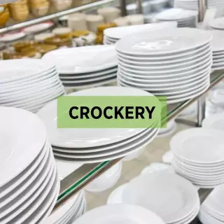 Crockery Hire - From £0.20