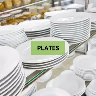 Plate Hire - From £0.20