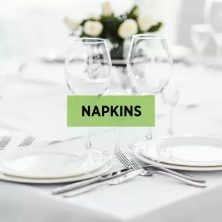 Napkin Hire - From £0.75