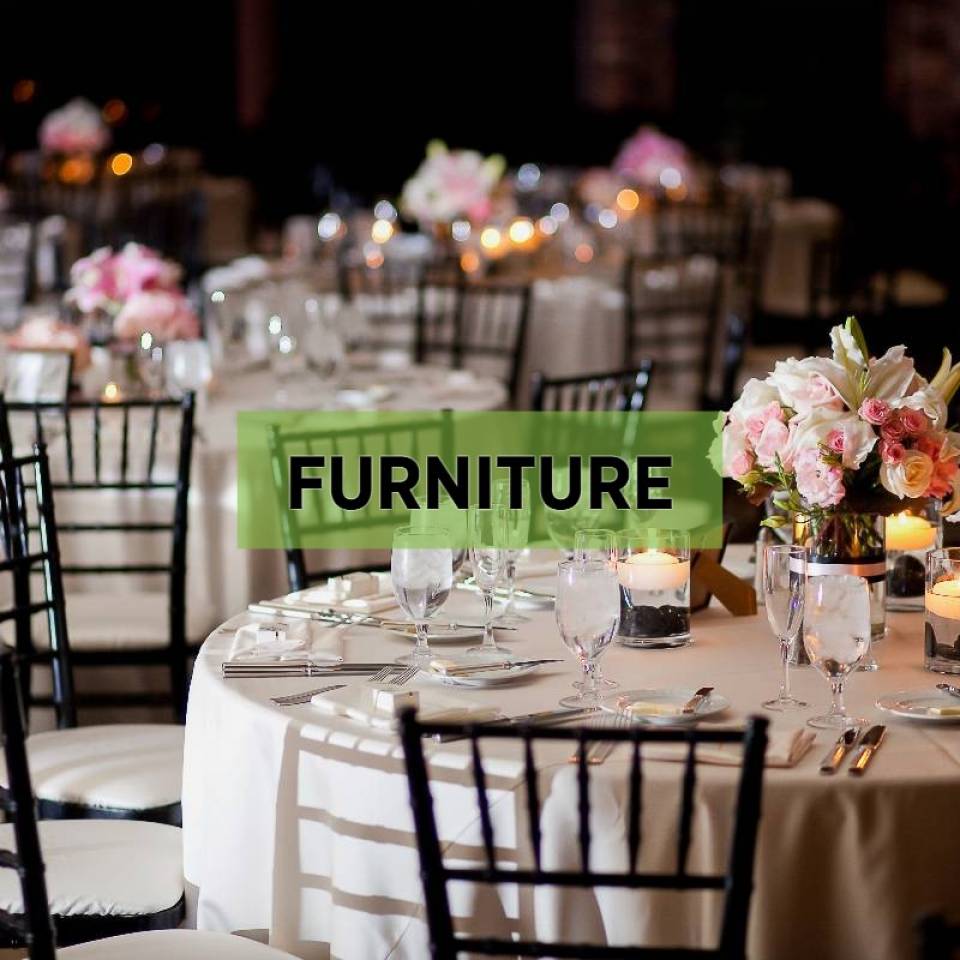 Affordable Chair, Table & Sofa Hire for Your Event • Expo Hire UK