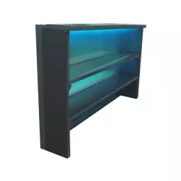 Folding Back-Lit Bar Shelving Hire