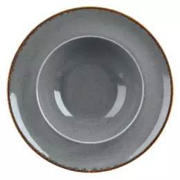 Light Grey Pasta Plate Bowl Hire