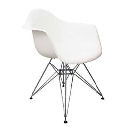 Eames Inspired Eiffel Chair Rent White
