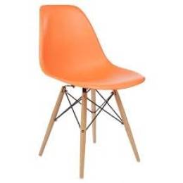 Eames Inspired Chair Rent Orange