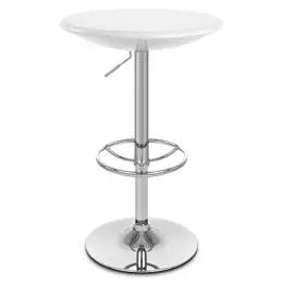White Podium Cocktail Table Hire