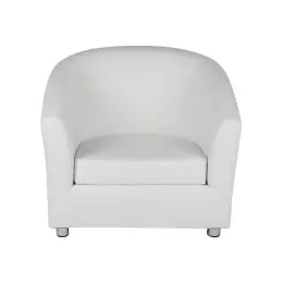 One Seater Sofa - White