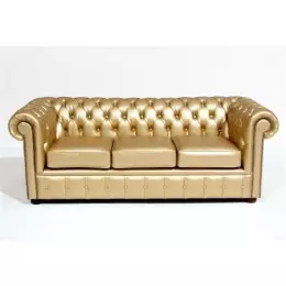 Gold Chesterfield Settee Hire