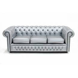 Silver Chesterfield Settee Hire