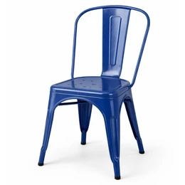 Tolix Cafe Chair - Blue Hire
