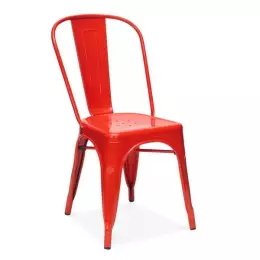 Tolix Red Cafe Chair Hire