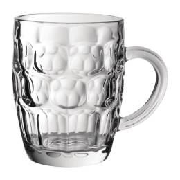 Pint Dimpled Beer Glass Hire