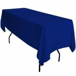 90" x 132" Royal Blue Banqueting Tablecloth Hire