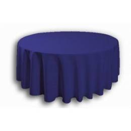 120" Royal Blue Circular Tablecloth Hire