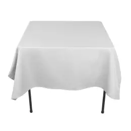 White Square Tablecloth Hire - 54"
