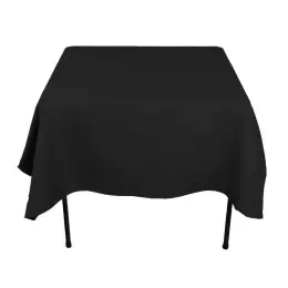 Black Square Tablecloth Hire - 70"