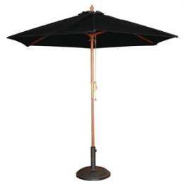 Hire Parasols or Patio Umbrellas - Black