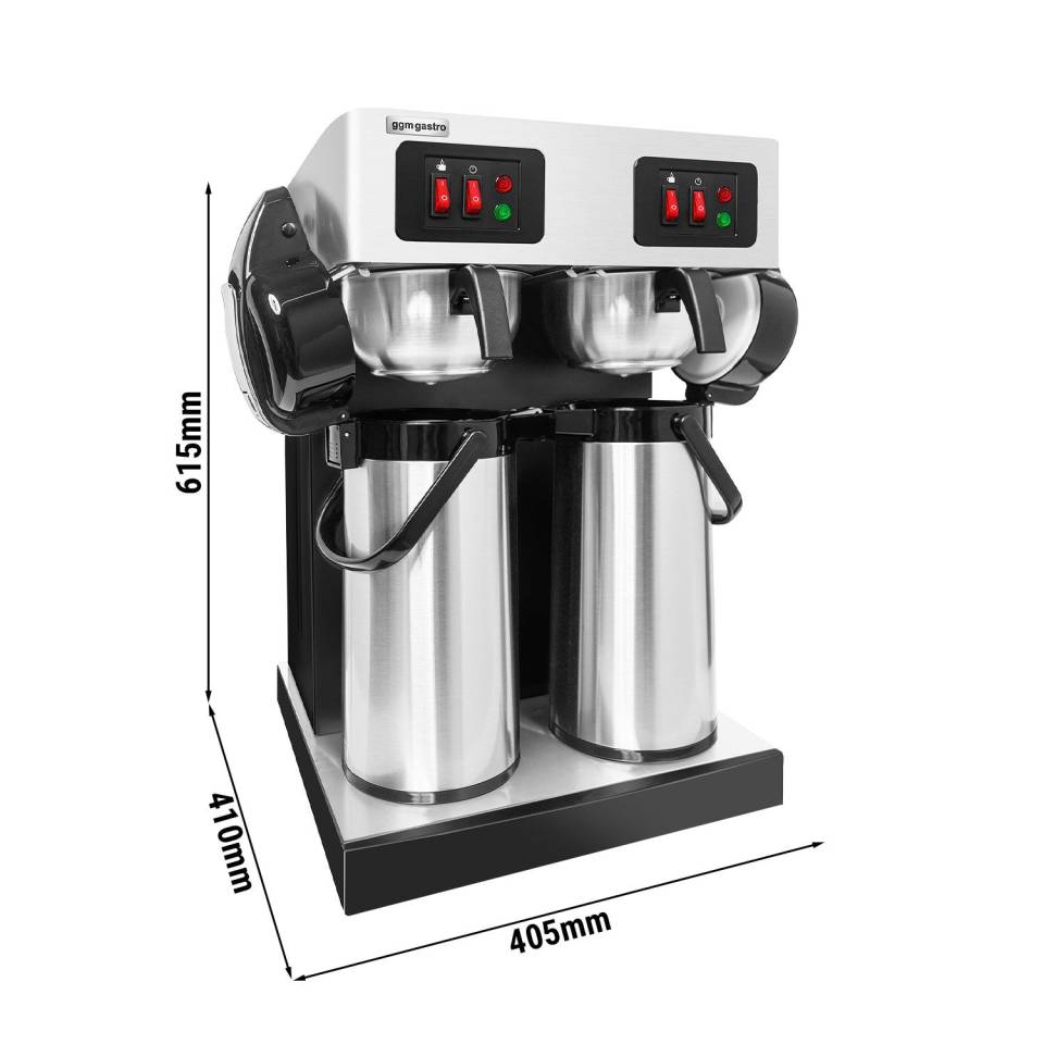 Commercial Filter Coffee Machine Hire - 2x 2.2L | Expo Hire