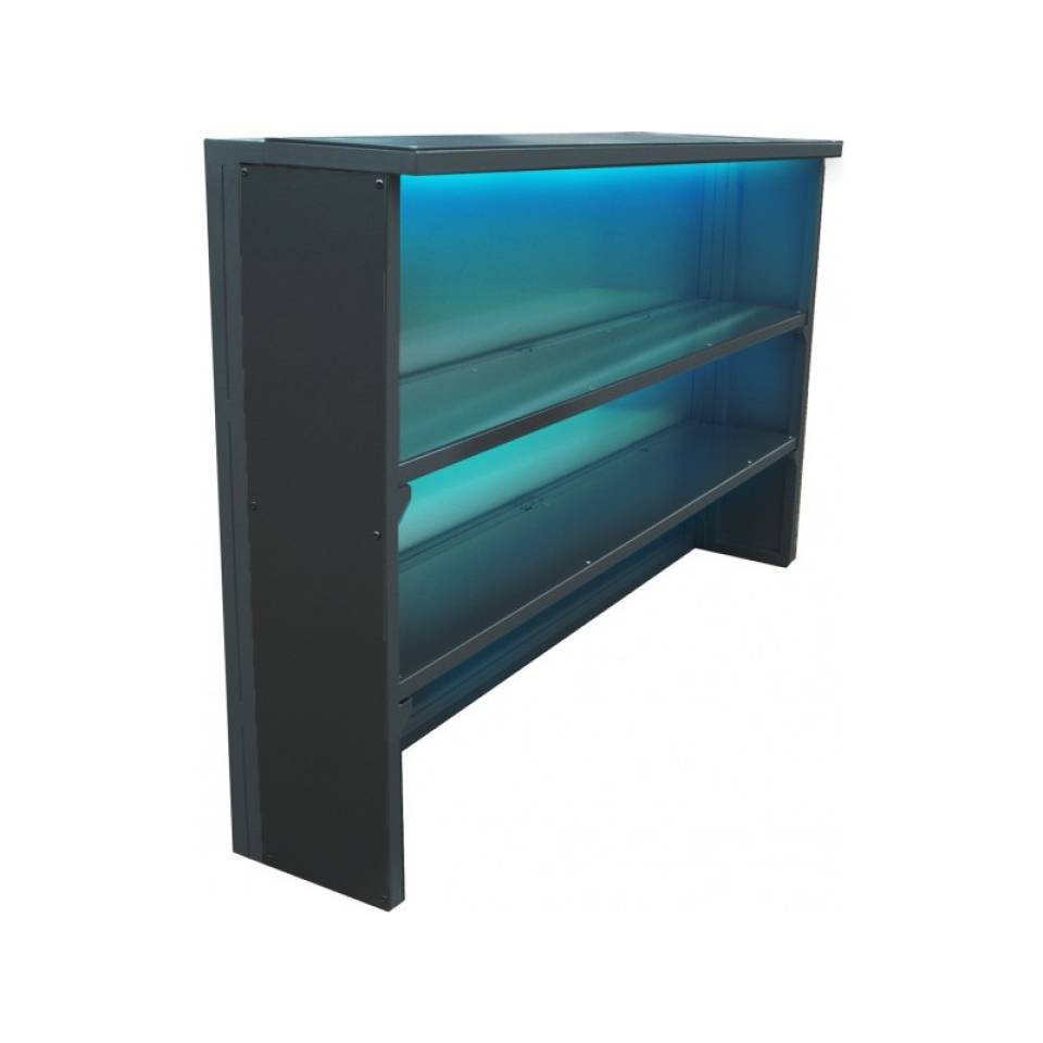 Folding Back-Lit Bar Shelving Hire