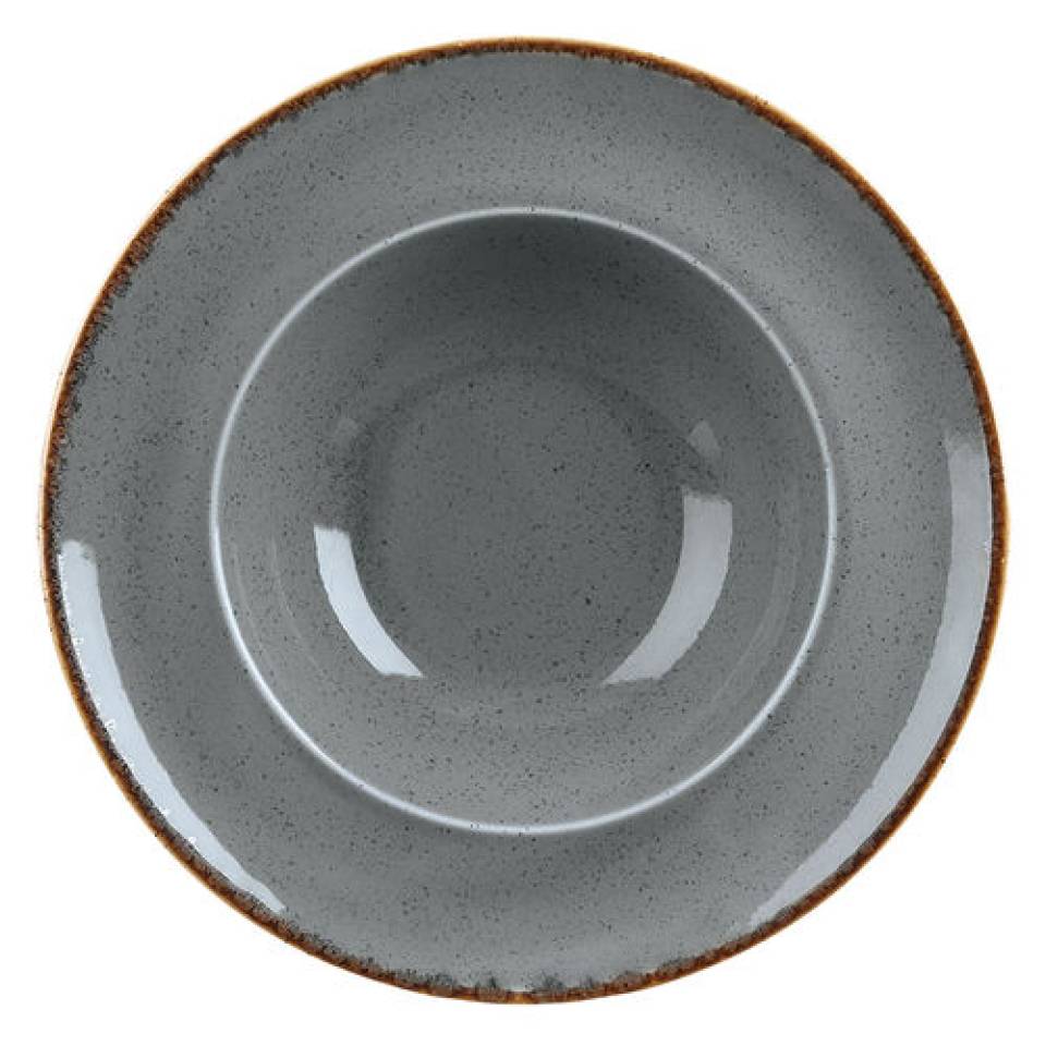 Light Grey Pasta Plate Bowl Hire