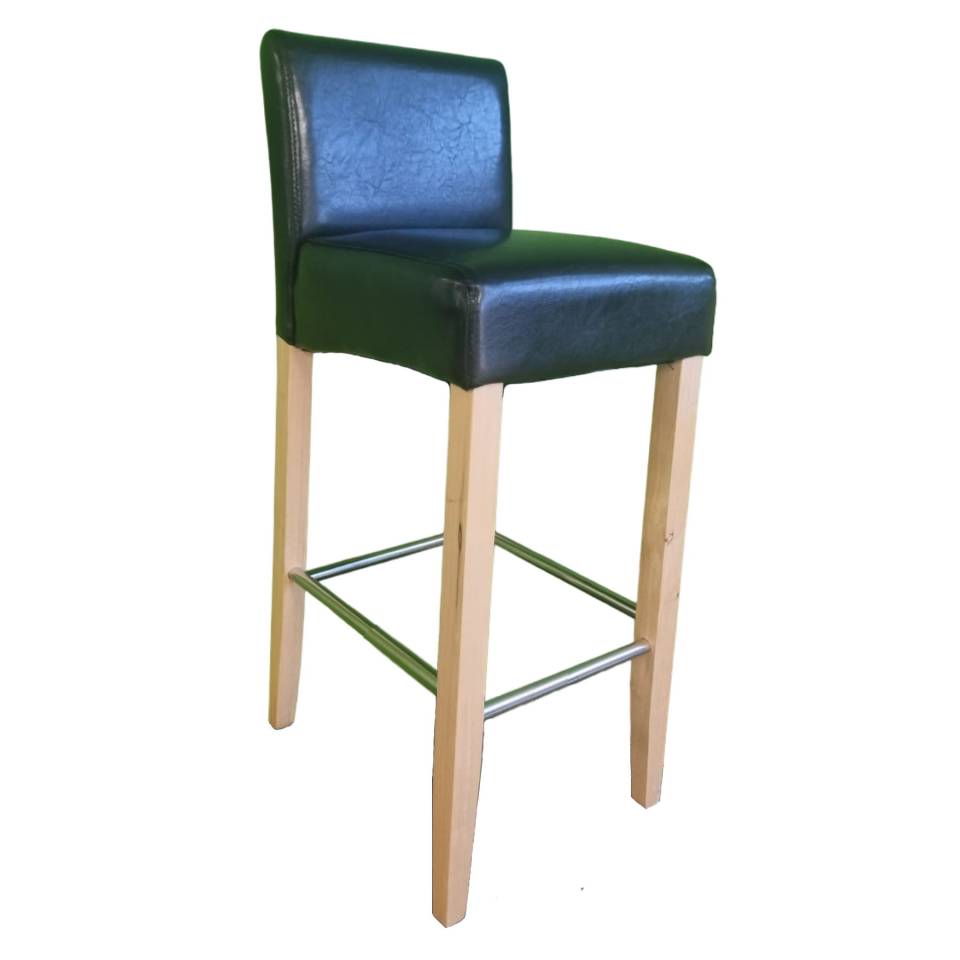 Beechwood Bar Stool - Black