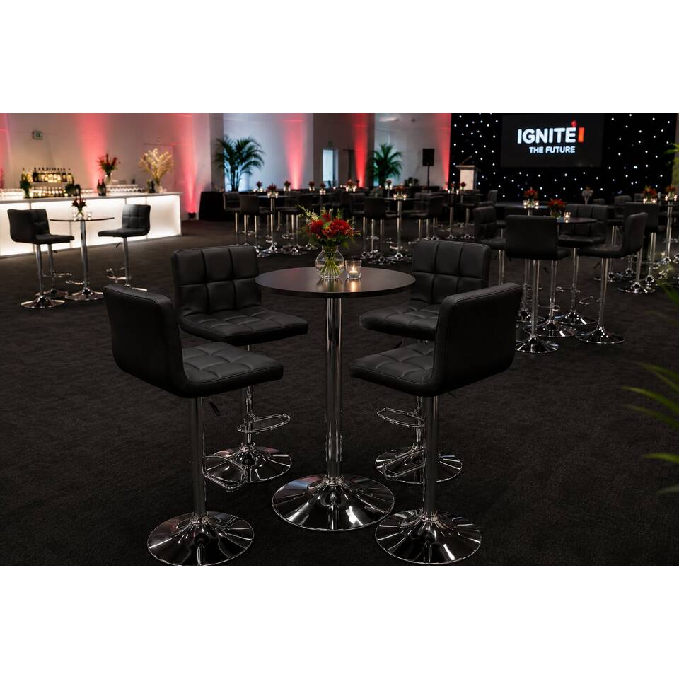 Chester Bar Stool Hire | Black