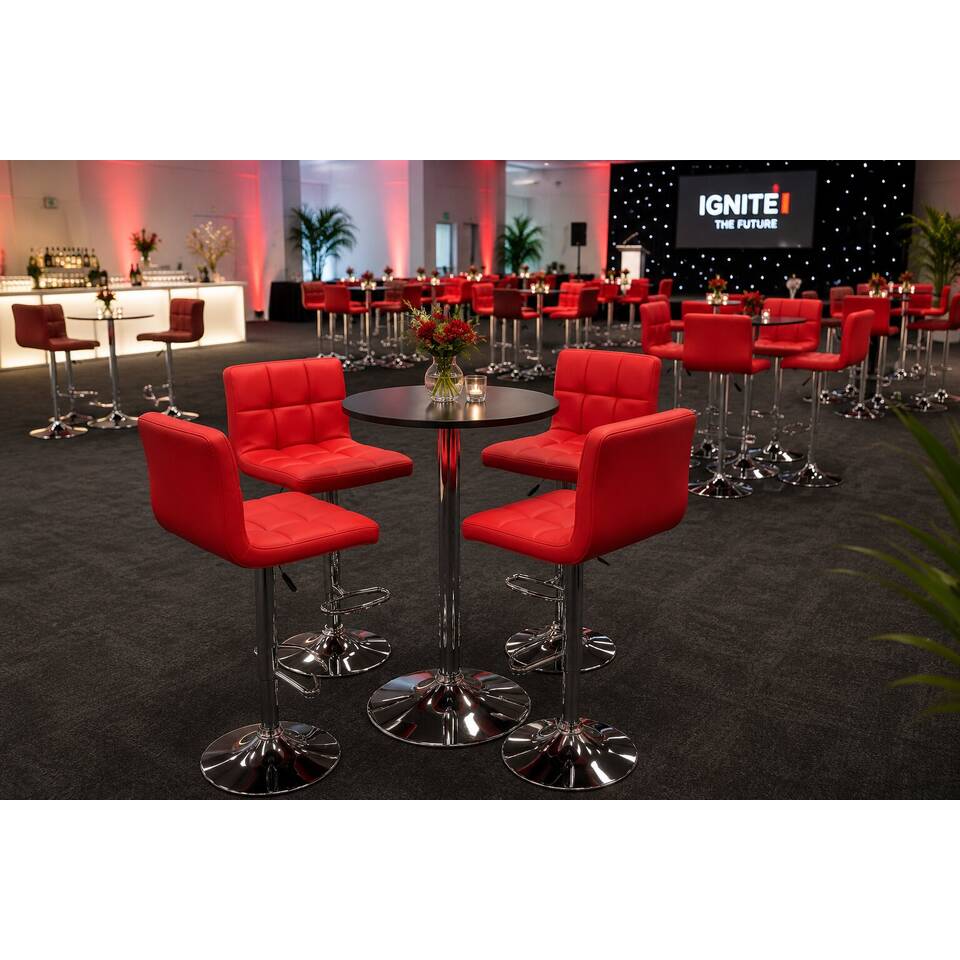 Chester Bar Stool - Red Hire