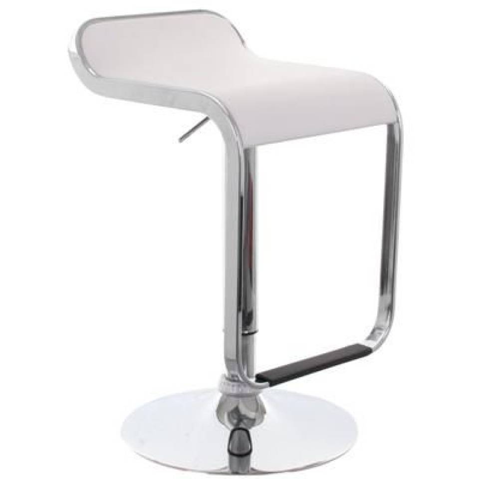 White Milano Style Stool for Rent