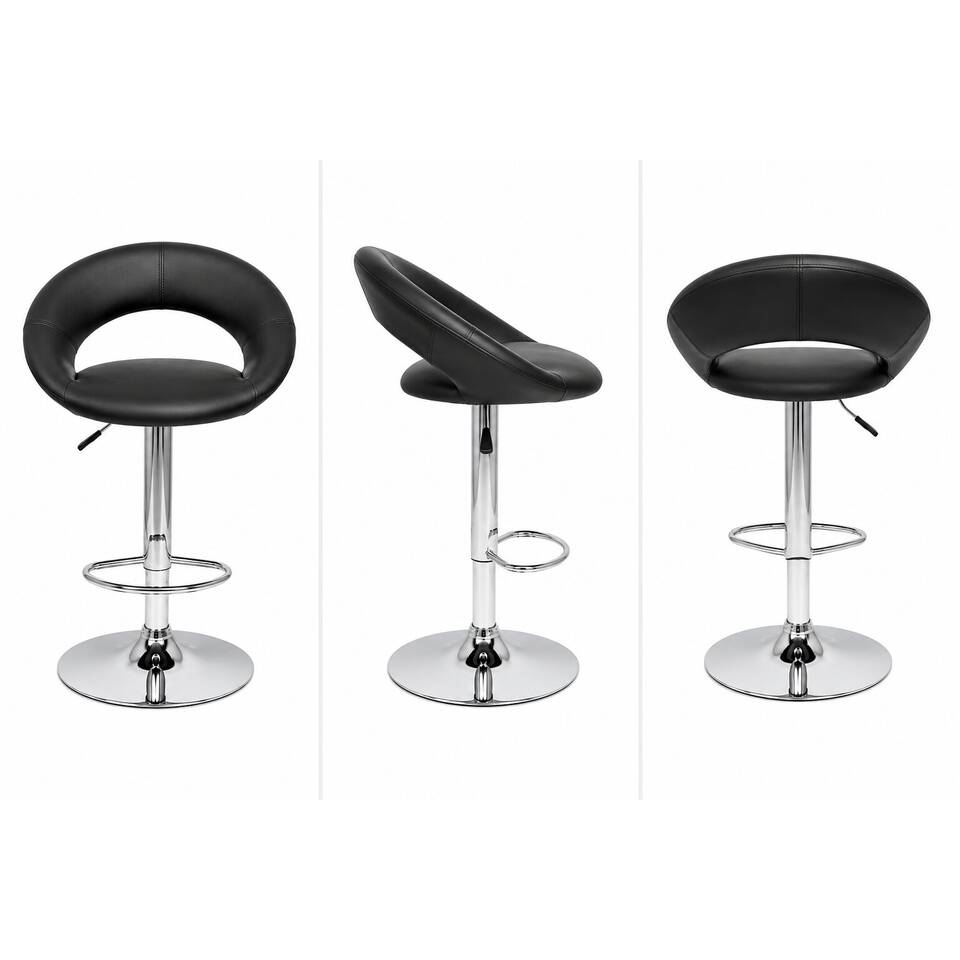 New Moon Bar Stool Hire Black | Event Furniture