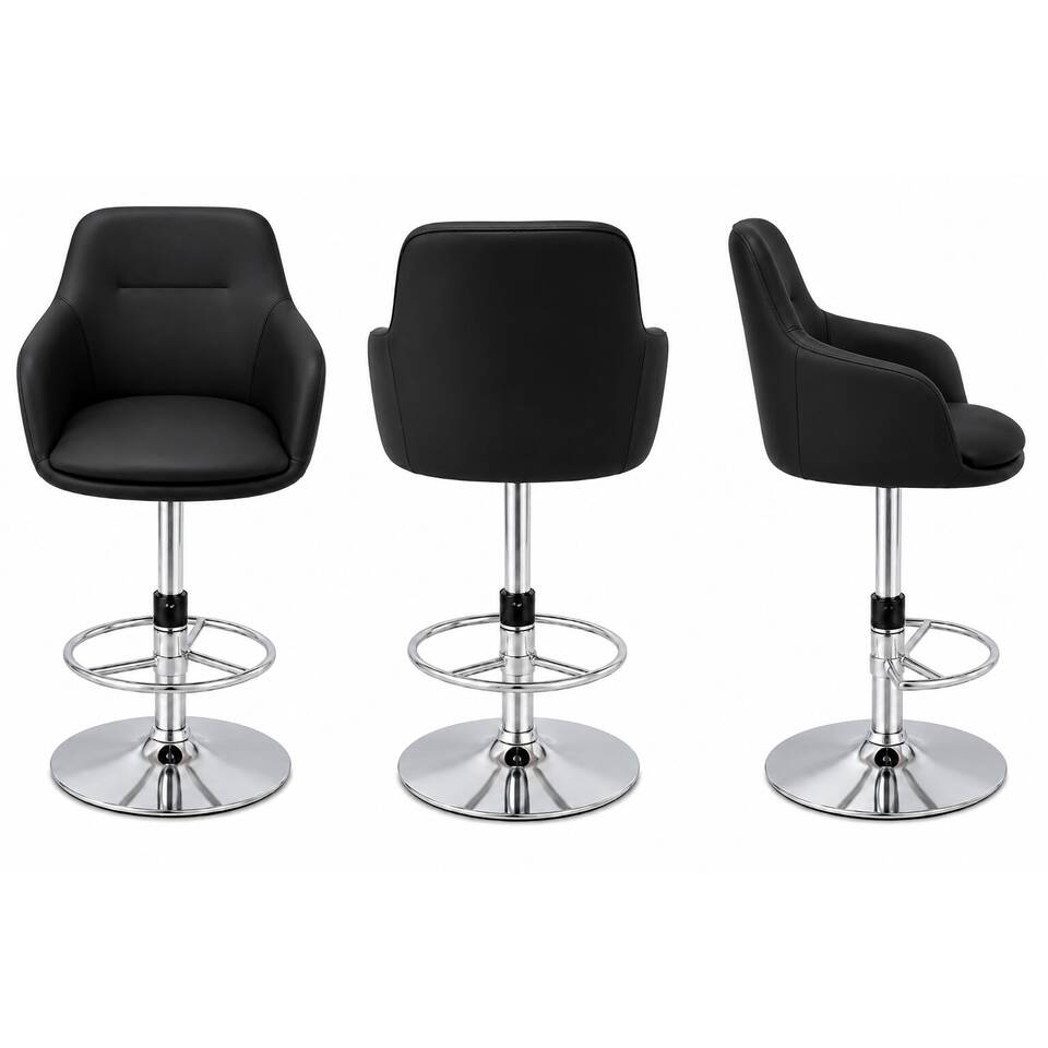 Black Producer Bar Stool Hire | Expo Hire