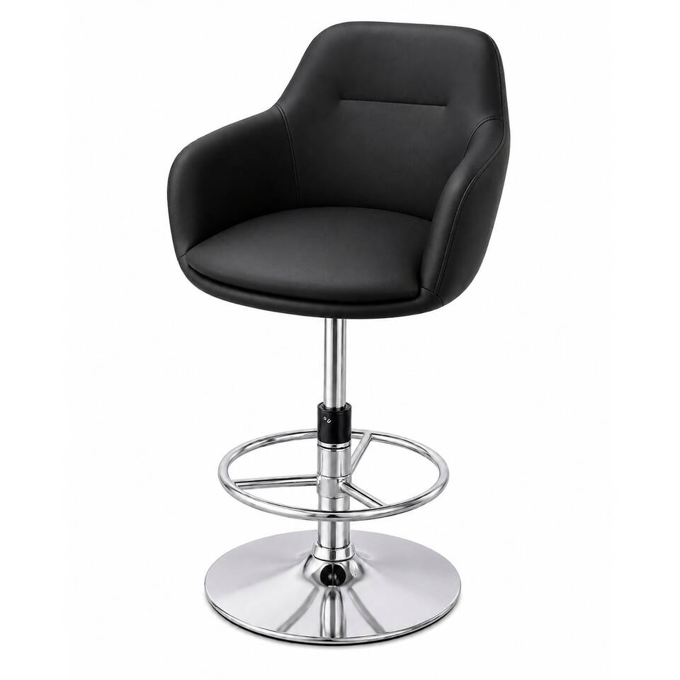 Black Producer Bar Stool Hire | Expo Hire