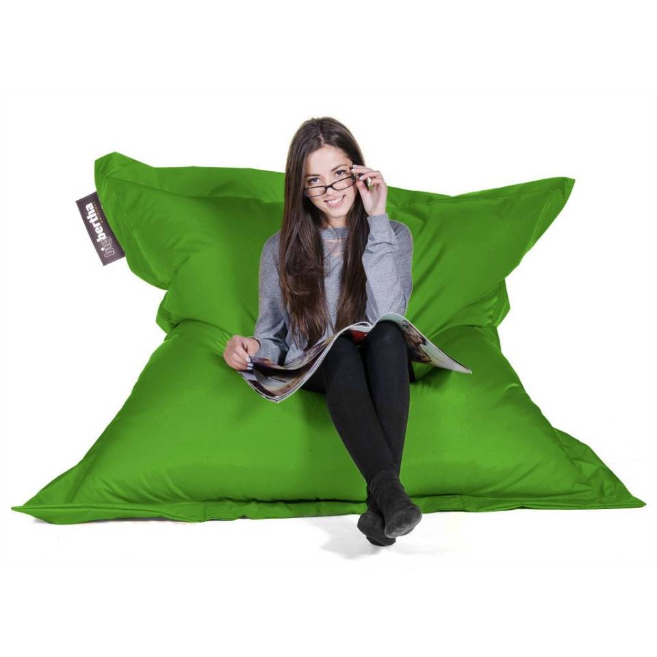 Giant Lime Bean Bags for Hire