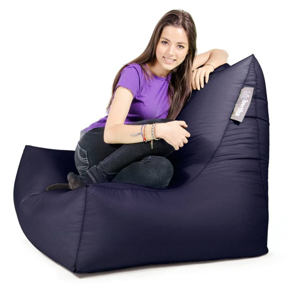 Bean Bag Lounger Hire - Navy Blue