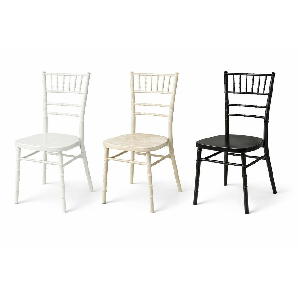 ChiavariBanquetingChairHireWhiteWood|ExpoHire