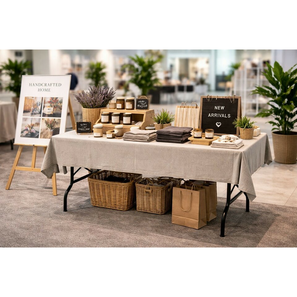 4ft Rectangular Trestle Table Hire | Seats 4 | Expo Hire UK
