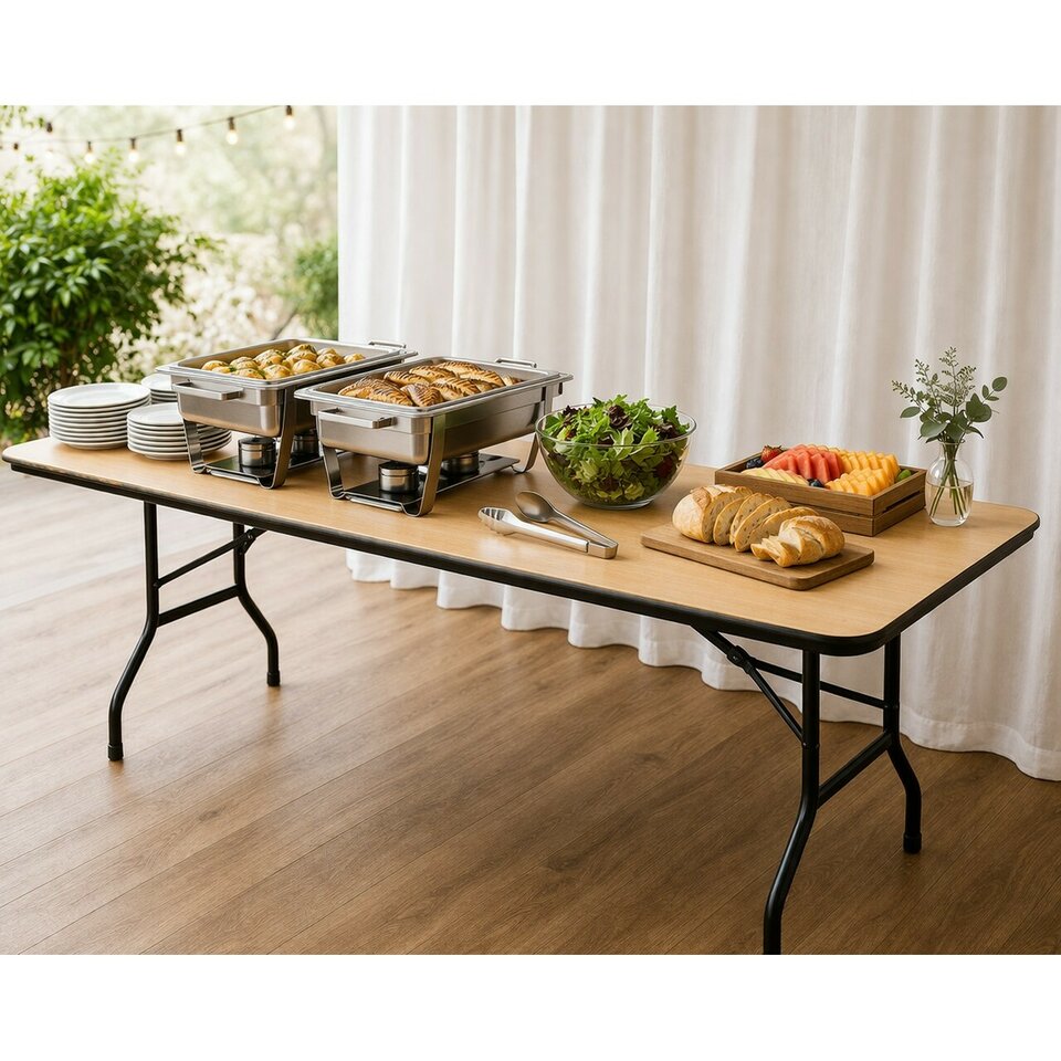 6ft Rectangular Banqueting Table Hire | Seats 6 | Expo Hire UK