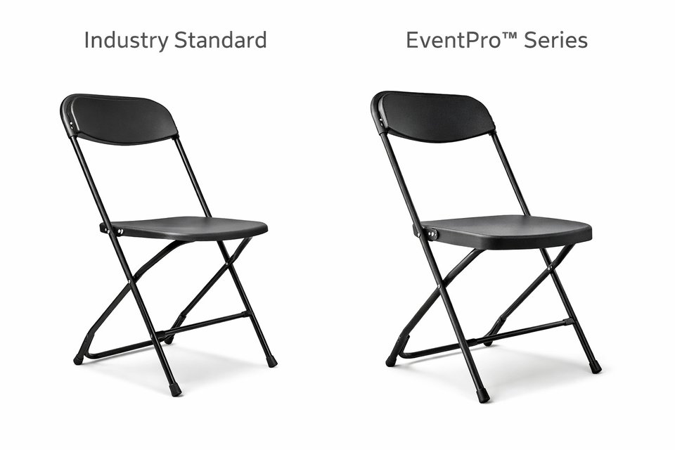 Black Folding Chair Hire