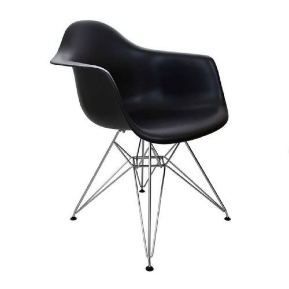 Eames Inspired Eiffel Chair Rent Black