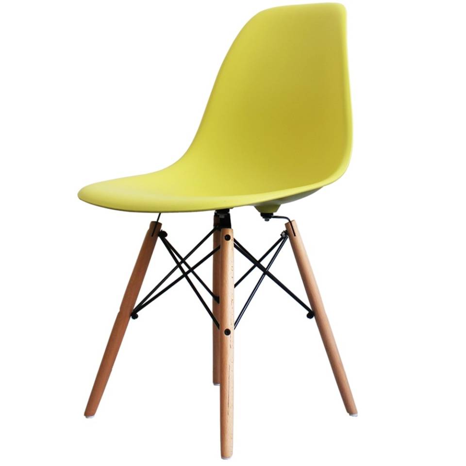 Wooden Legged Eiffel Chair Hire - Green