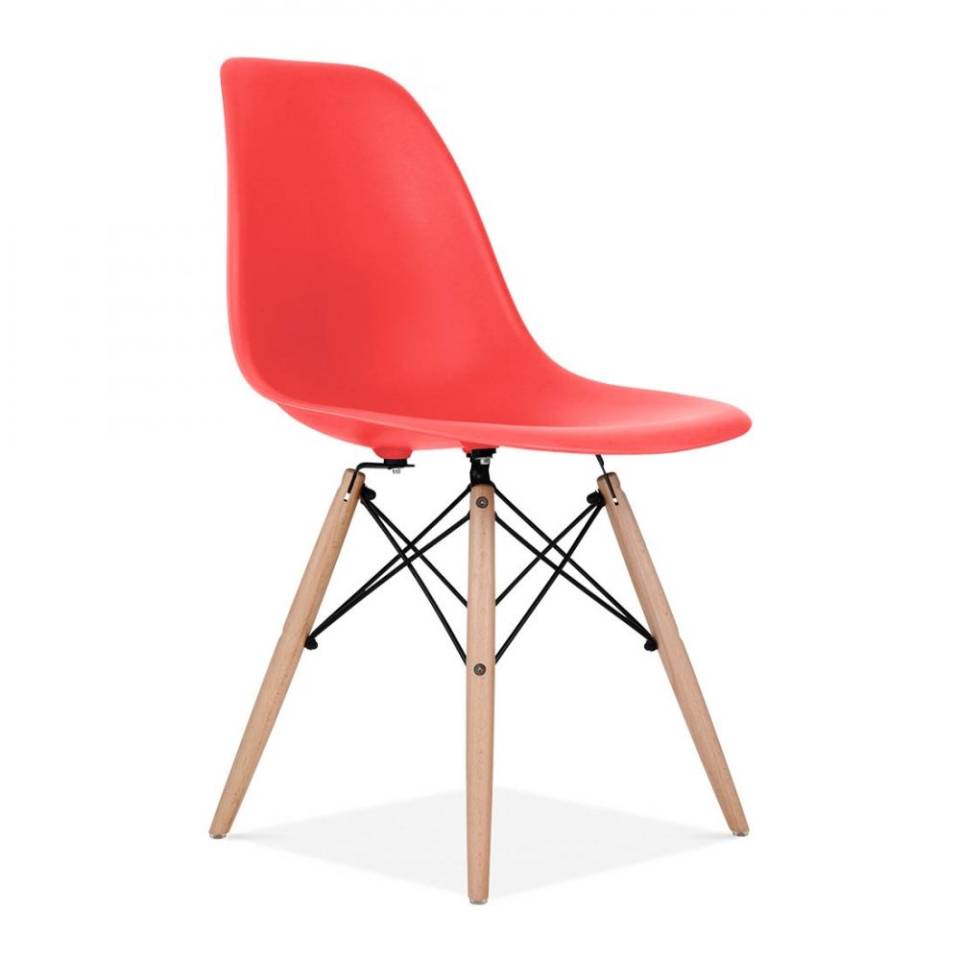 Red Eames Inspired Chair Hire