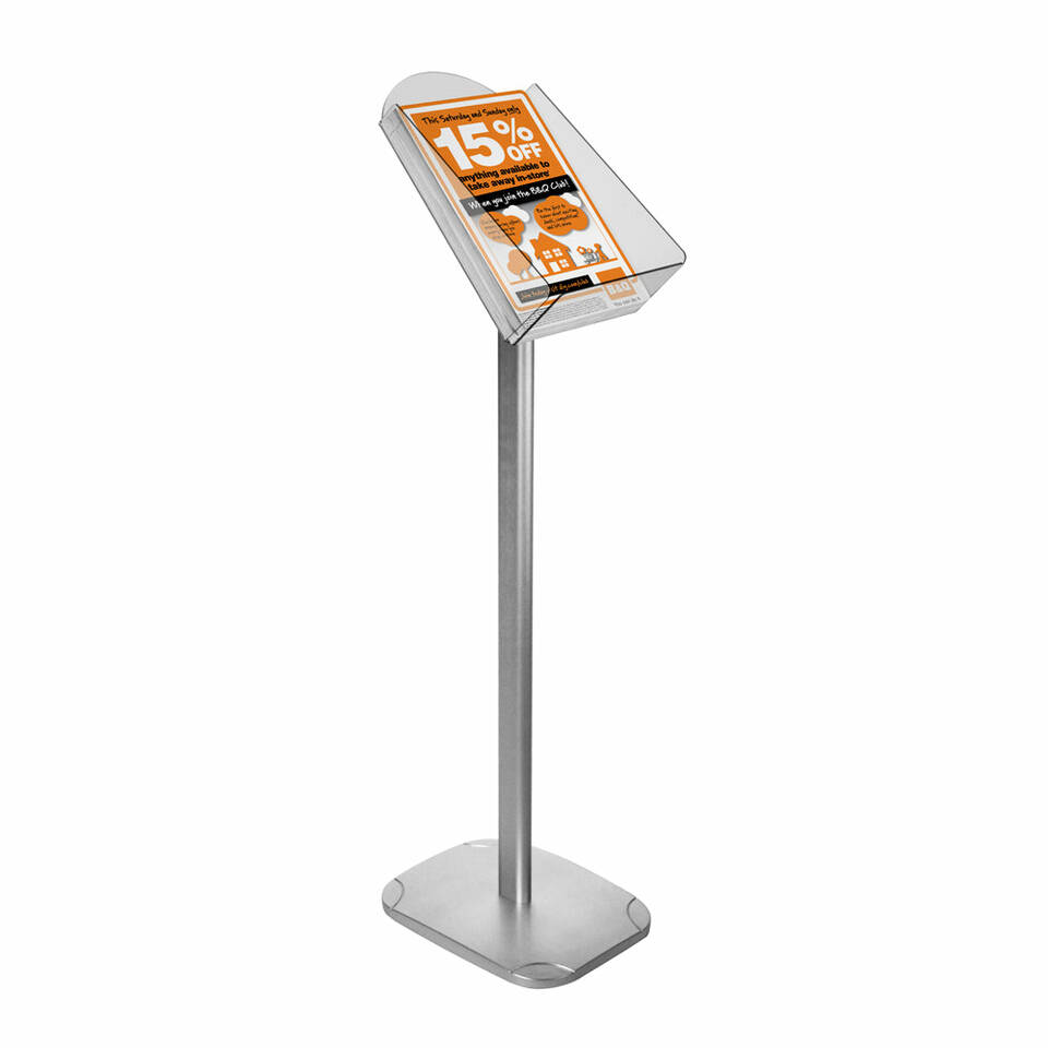 A4 Catalogue Holder Hire | Exhibition Brochure Stand | Expo Hire
