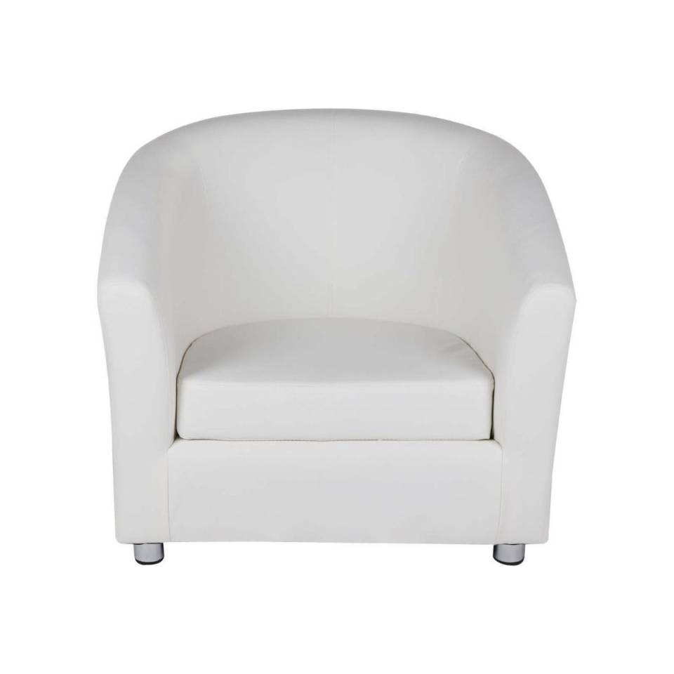 One Seater Sofa - White