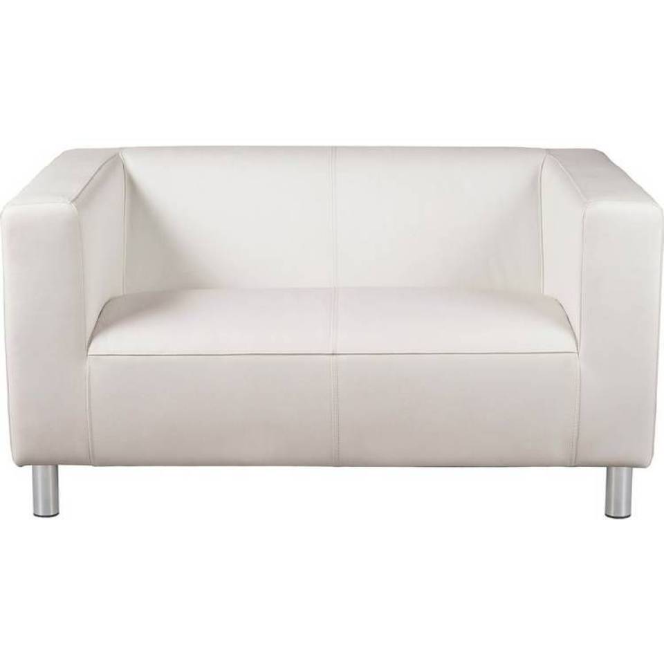 Two Seater Sofa - White