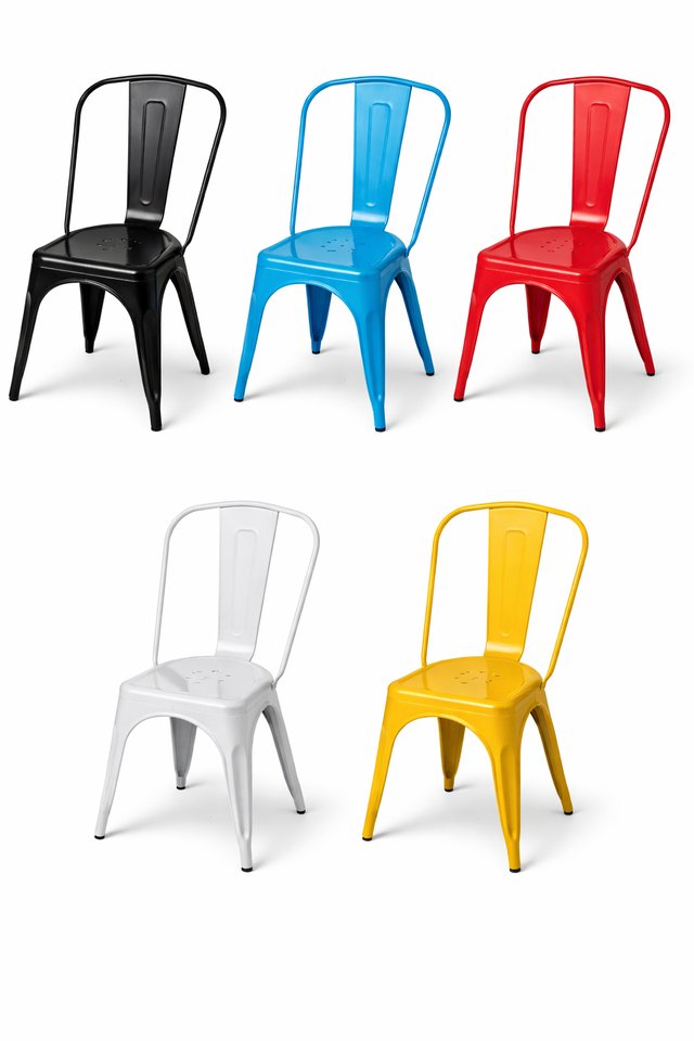 Tolix Cafe Chair - Black Hire