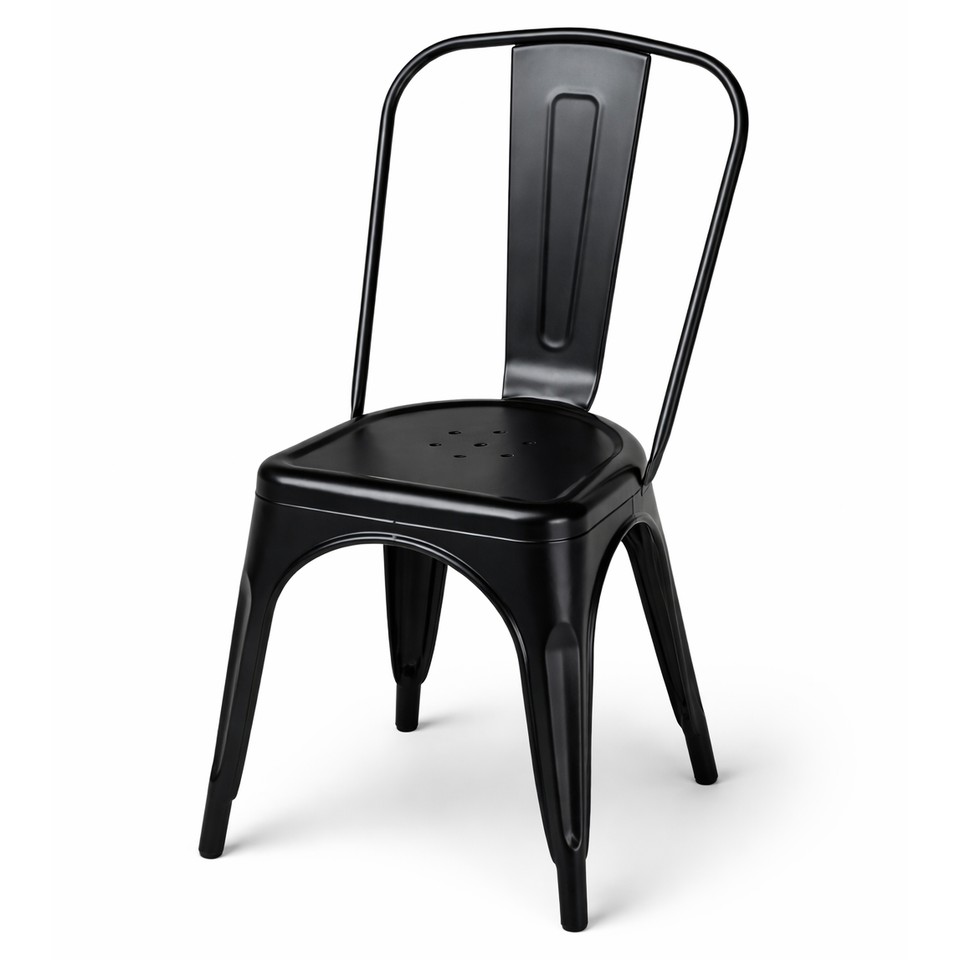 Tolix Cafe Chair - Black Hire