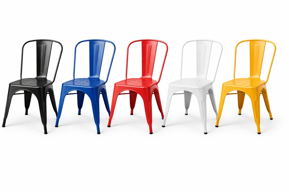 Tolix Cafe Chair - White Hire