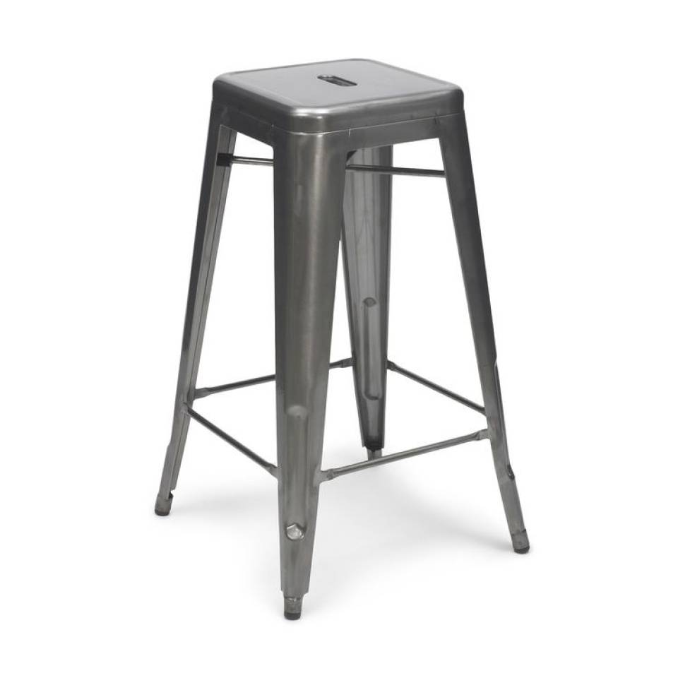 Tolix Gunmetal Stool