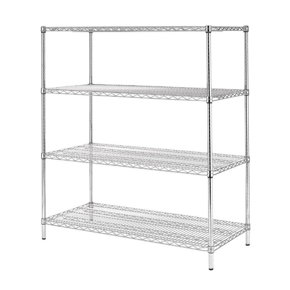 4 Tier Wire Shelving Hire